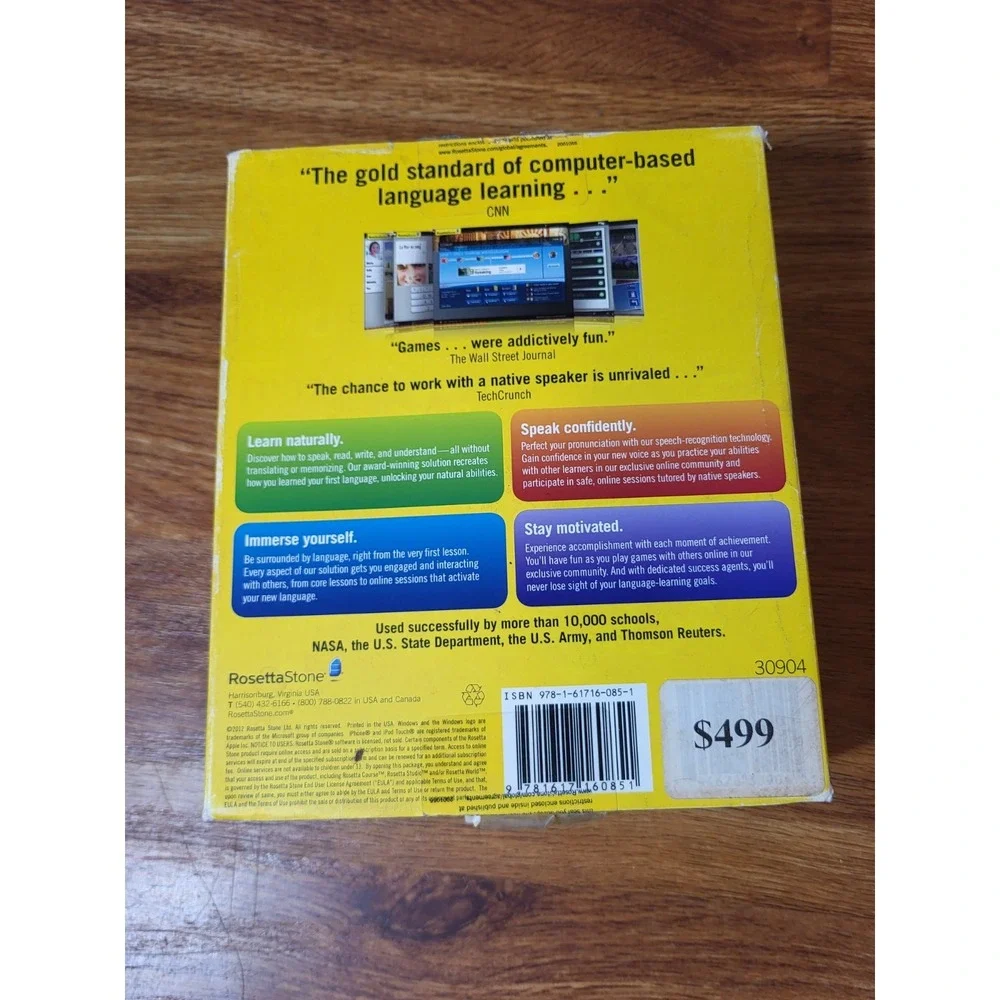 Rosetta Stone Version 4‎ Level 1-5 Learn to Speak Spanish Español No Headphones